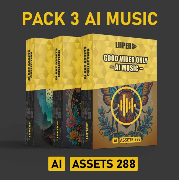 Pack 3 AI Music Bundle Vol. 04 - AI ASSETS 288