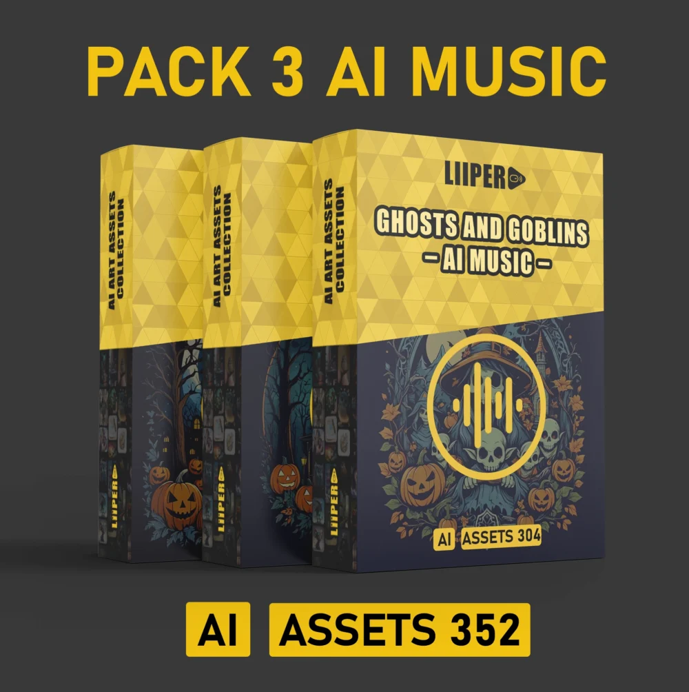 Best Pack 3 AI Music Bundle Vol. 09 - AI ASSETS 352