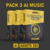 Best Pack 3 AI Music Bundle Vol. 09 - AI ASSETS 352