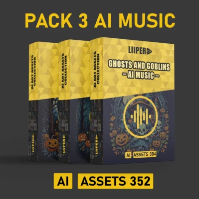 Best Pack 3 AI Music Bundle Vol. 09 - AI ASSETS 352