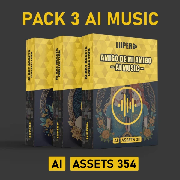 Best Pack 3 AI Music Bundle Vol. 11 - AI ASSETS 354