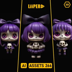 Chibi Like Figure - Best 3D Models - AI ASSETS 366