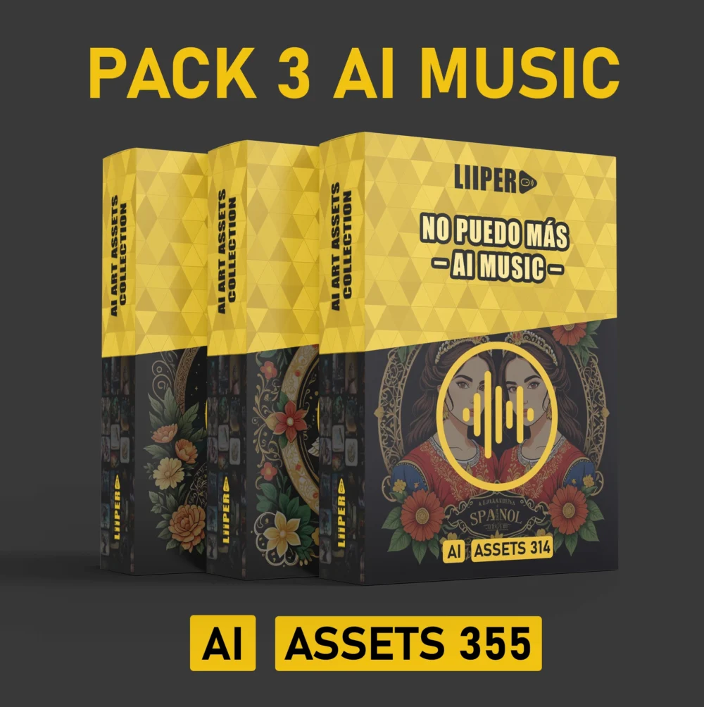 Best Pack 3 AI Music Bundle Vol. 12 - AI ASSETS 355