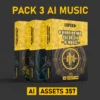 Best Pack 3 AI Music Bundle Vol. 14 - AI ASSETS 357