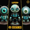 Cute Toy Robot - Best 3D Models - AI ASSETS 380