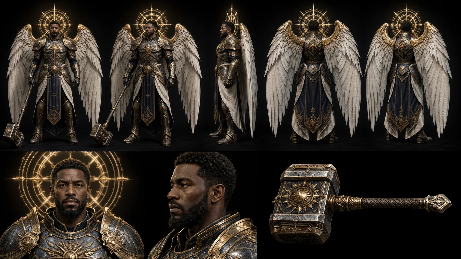 Angel Character Reference 04 - Male