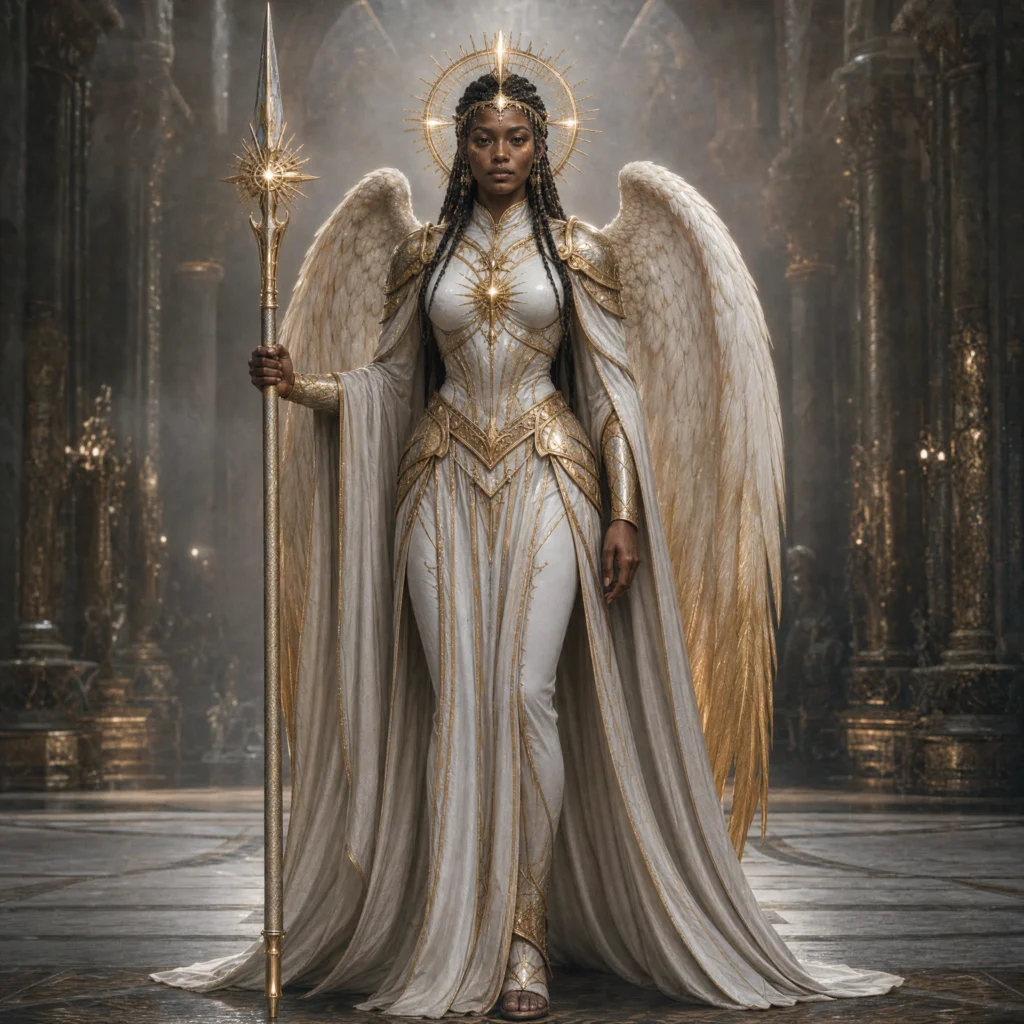 Cinematic Angel Indoor Scene 01 - Female