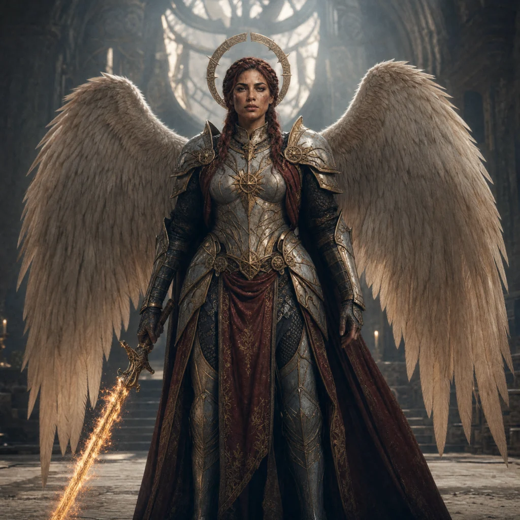 Cinematic Angel Indoor Scene 03 - Female