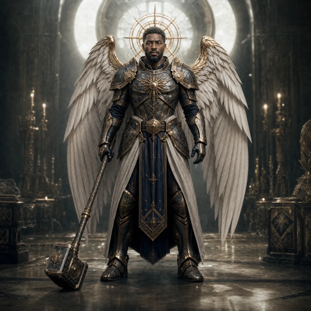Cinematic Angel Indoor Scene 04 - Male