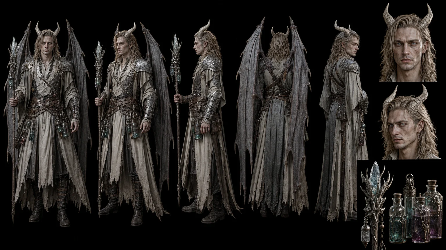 Demon Character Reference 05 - Male
