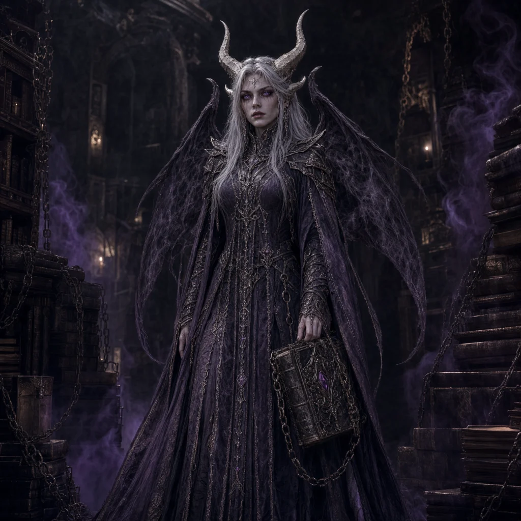 Cinematic Demon Indoor Scene 02 - Female