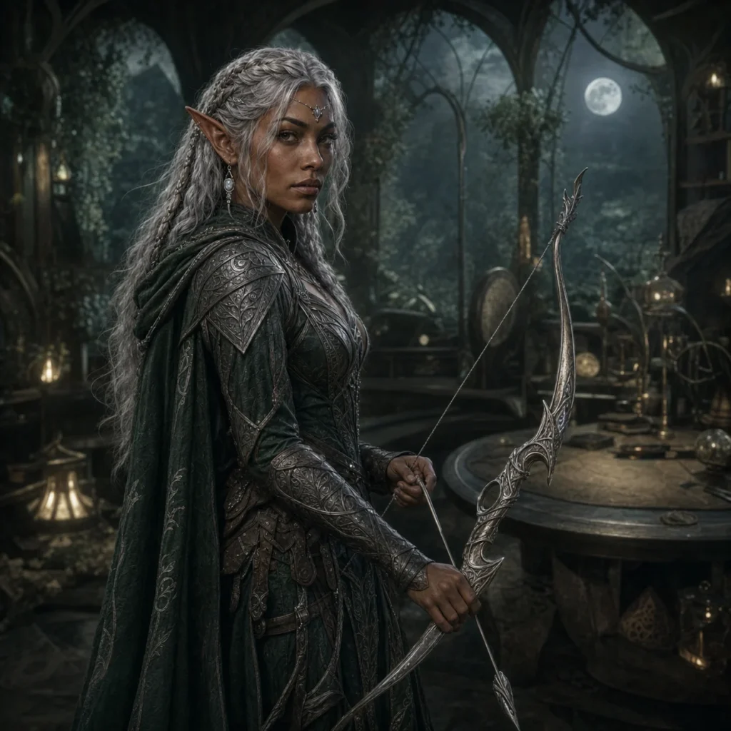 Cinematic Indoor Elf Scene 01 – Female Elf