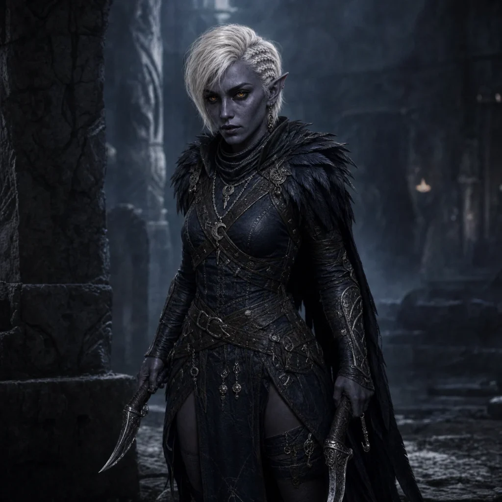 Cinematic Indoor Elf Scene 03 – Female Elf