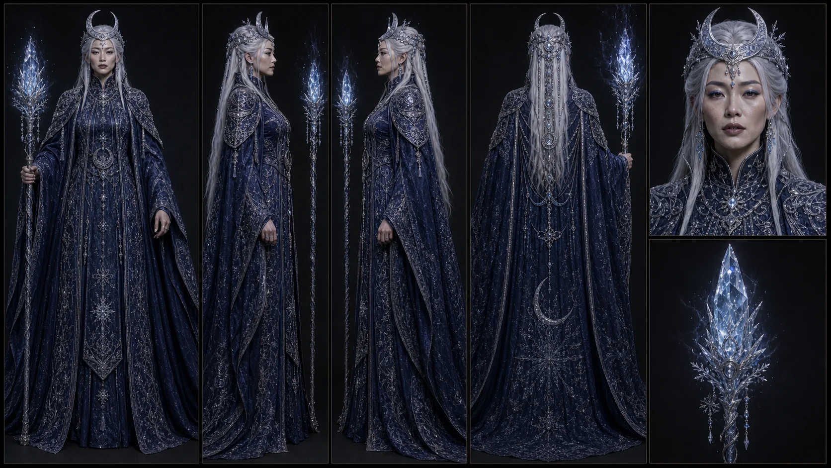 AI-generated Witch Character Sheet 06